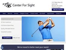 Tablet Screenshot of centerforsight.com